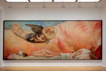 Contemporary art exhibition Oda Jaune Oil Of Angels at Templon 30 rue Beaubourg Paris France