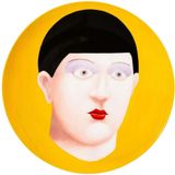 Portrait Plate by Nicolas Party contemporary artwork sculpture