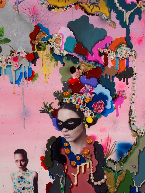 Hanging Gardens II by Alicia Paz contemporary artwork Painting