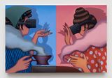 States of Mind by Julie Curtiss contemporary artwork painting works on paper