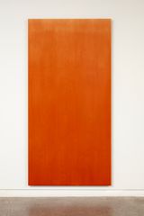 Falling Light red oxide by Simon Morris contemporary artwork painting