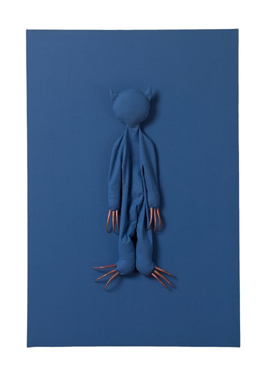 Blue by Permindar Kaur contemporary artwork Sculpture