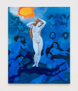 Orange Venus by Joshua Petker contemporary artwork painting