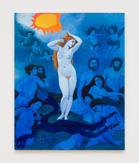 Orange Venus by Joshua Petker contemporary artwork Painting