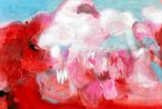 The World in a Flower a Flower Lying Low No.2 by Zhou Li contemporary artwork Painting