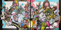 With My Pleasure by Kiatanan Iamchan Line Censor contemporary artwork Painting