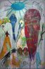 Bird of Bataan 10 by Manuel Ocampo contemporary artwork Painting