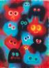 Shadow Play by Jon Burgerman contemporary artwork Painting