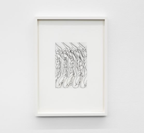 Untitled reflet graves by Achraf Touloub contemporary artwork Works on Paper