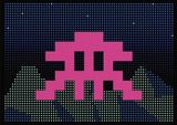 LED by Invader contemporary artwork print