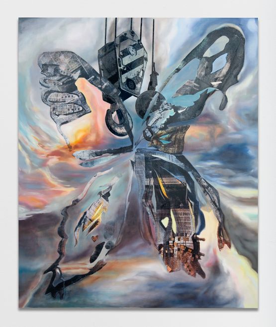 Uncommon Blue by Jessica Taylor Bellamy contemporary artwork Painting