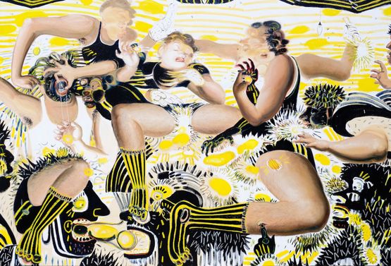 Supper Club by Alvin Ong contemporary artwork Painting