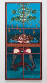 Waiting for Tomorrow by Zoe Blue M. contemporary artwork painting