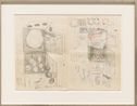 Study for sculpture by Tetsumi Kudo contemporary artwork Works on Paper