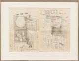 Study for sculpture by Tetsumi Kudo contemporary artwork drawing works on paper