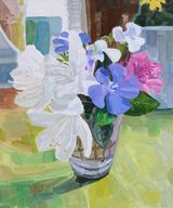 Flowers in a vase-11 by Seokmee Noh contemporary artwork painting