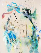Salt wash by Araminta Blue contemporary artwork painting
