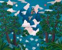 Eternal Voyage Between Sun and Moon by Sunwoo Kim contemporary artwork Painting