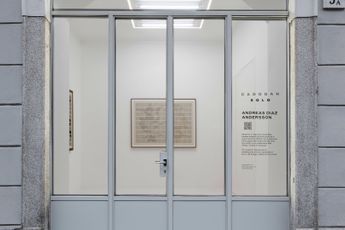 Contemporary art exhibition Andreas Diaz Andersson Flora at Cadogan Gallery Milan Italy