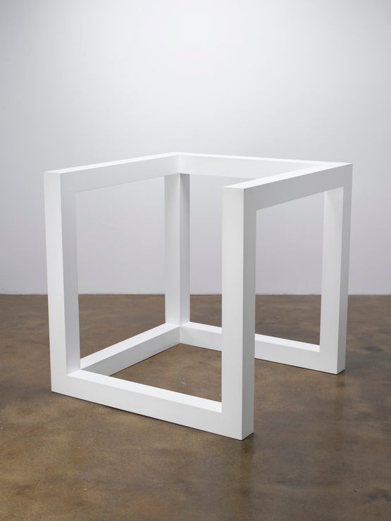 Incomplete Open Cube 104 by Sol Lewitt contemporary artwork Sculpture