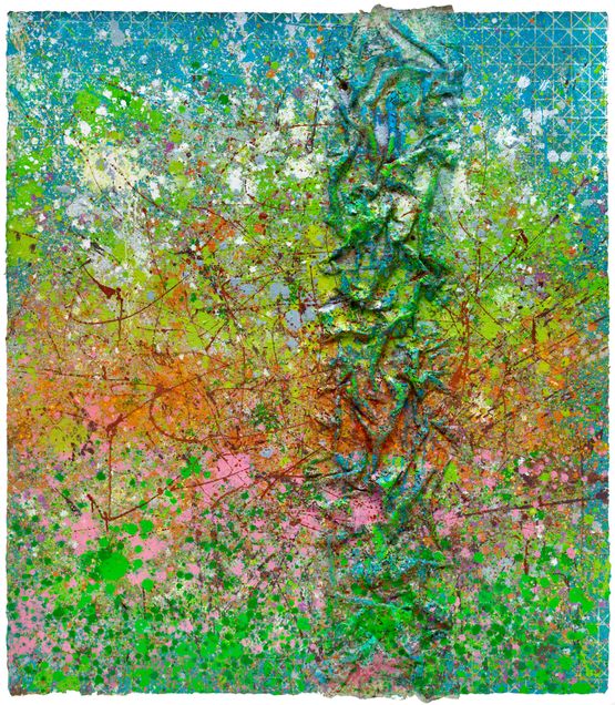 Hey spring by Bao Pei contemporary artwork Mixed Media