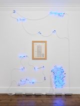 Fetishism Corrected 2 Blue by Joseph Kosuth contemporary artwork works on paper photography