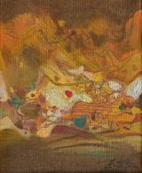 Composition by Chu Teh-Chun contemporary artwork painting