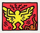 Pop Shop IV Plate 1 from the Pop Shop IV Portfolio by Keith Haring contemporary artwork print