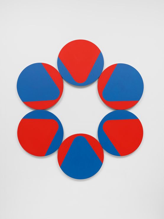 Constellation Six Circles by Leon Polk Smith contemporary artwork Painting