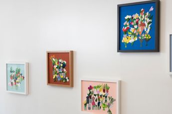 Contemporary art exhibition Group Exhibition Cut Flowers at Jhana Millers Online Only New Zealand