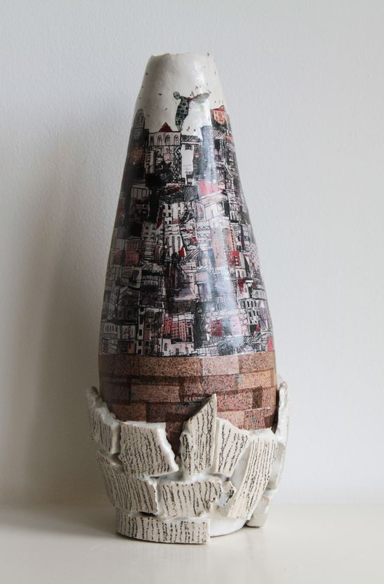 My City on the Rocks by Zena Assi contemporary artwork