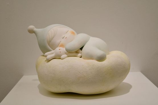 Sleeping Together by Miyako Terakura contemporary artwork Sculpture