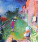 Below the Palace by Sargy Mann contemporary artwork painting
