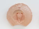 T-E-S-L-A- faceT-E-S-L-A- crashT-E-S-L-A- crash face dummy I by Alicia Frankovich contemporary artwork sculpture
