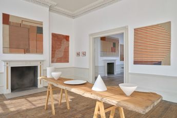 Contemporary art exhibition Sussy Cazalet Kuroda Taizo Kyoto Sun at Tristan Hoare Gallery London United Kingdom