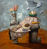 Dining Table by Bae Yoon Hwan contemporary artwork painting