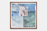 Nos diables rouges nos derives commotions Sa zye pa we tche pa fe mal. oubli et chemin bleu ensemble by Julien Creuzet contemporary artwork sculpture works on paper