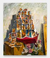 Untitled Card House 3 by Jesse Edwards contemporary artwork painting