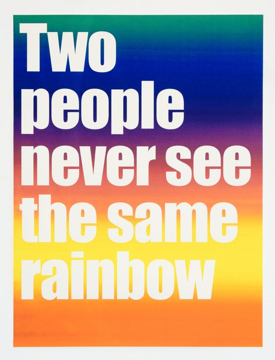Rainbows... by Olaf Nicolai contemporary artwork Painting
