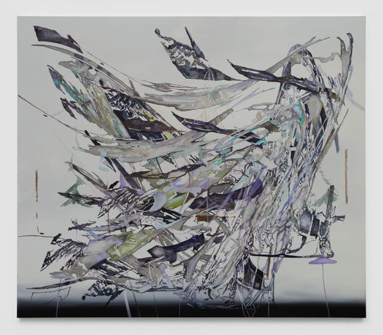 Bald Mountains Are Nudes by Gabriele Adomaityte contemporary artwork Painting