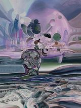 Resonance Path B by Zhu Xinyu contemporary artwork painting