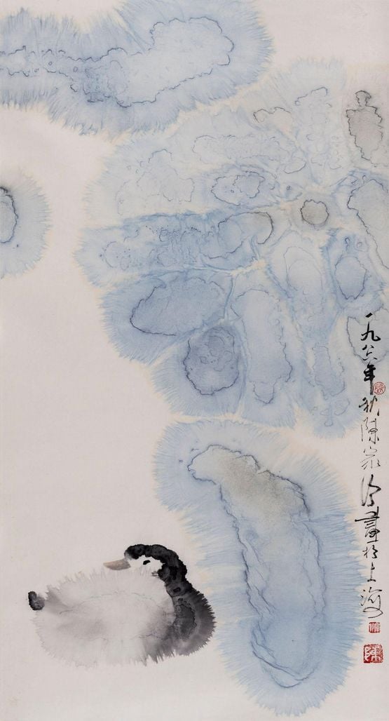 Penguin by Chen Jialing contemporary artwork Works on Paper
