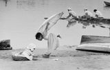 Hangang River Seoul Korea 1958 by Han Youngsoo contemporary artwork photography