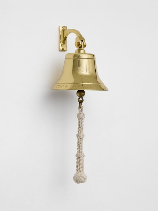 Ships Bells Down to the red lead  autumn by Ian Hamilton Finlay contemporary artwork Sculpture