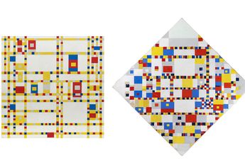 Contemporary art exhibition Piet Mondrian Mondrian Boogie Woogie at Museum of Modern Art New York United States