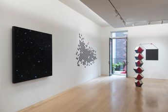 Contemporary art exhibition Angela Bulloch then nothing turned itself inside-out and became something at Simon Lee Gallery New York United States