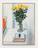 Yellow roses and Three lives by Jean-Philippe Delhomme contemporary artwork Painting