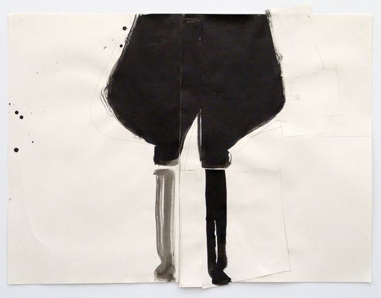 Bubble-Trousers and Boots by Rose Wylie contemporary artwork Painting