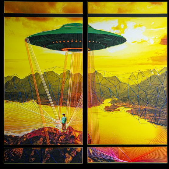 Suddenly and Miraculously by Lin Jingjing contemporary artwork Painting