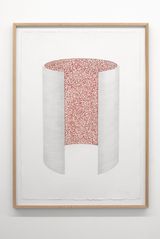 Extension of a collapsing landscape intubatedfutures 1 by Maryam Khosrovani contemporary artwork works on paper